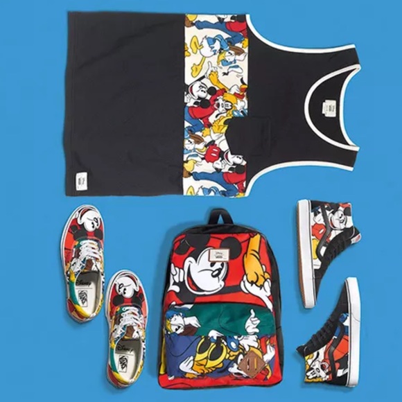 Vans Disney Collab Mickey and Friends Era Donald Goofy Pluto Womens 10 Mens 8.5 - Picture 16 of 16